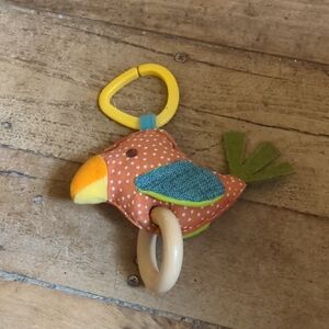 Colorful Bird Plush Toy for Pets